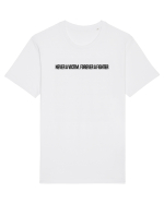 never a victim forever a fighter Tricou mânecă scurtă Unisex Rocker