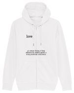 love Hanorac cu fermoar Unisex Connector