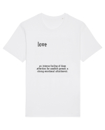 love Tricou mânecă scurtă Unisex Rocker