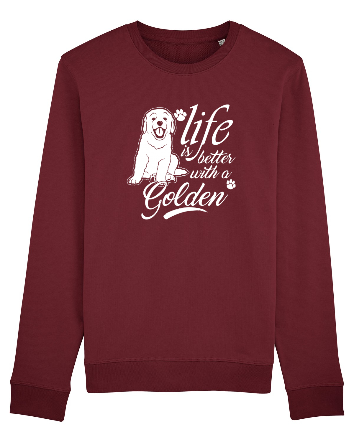 Bluză mânecă lungă Unisex Rise Burgundy
