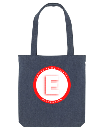 boxing letter E Midnight Blue