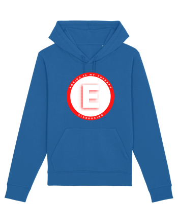 boxing letter E Royal Blue