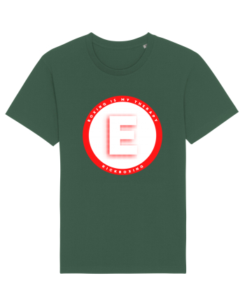 boxing letter E Bottle Green