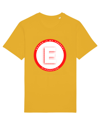 boxing letter E Spectra Yellow