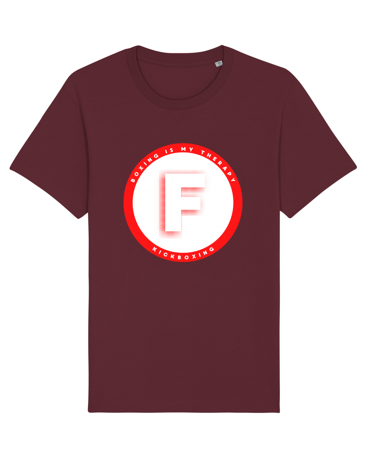 Tricou mânecă scurtă Unisex Rocker Burgundy