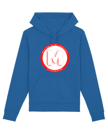 boxing letter M Royal Blue