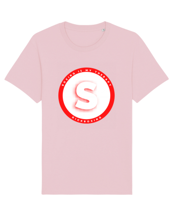 boxing letter S Cotton Pink
