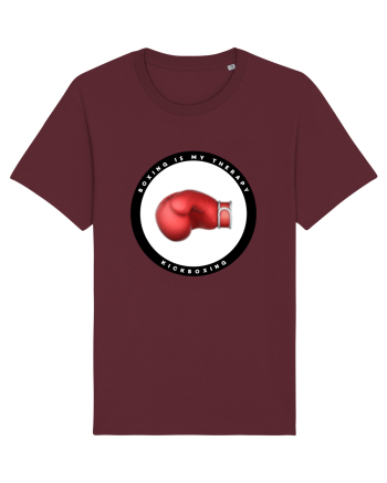 boxing is my therapy... Burgundy