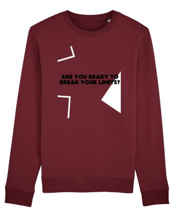 are you ready to break your limits? Burgundy
