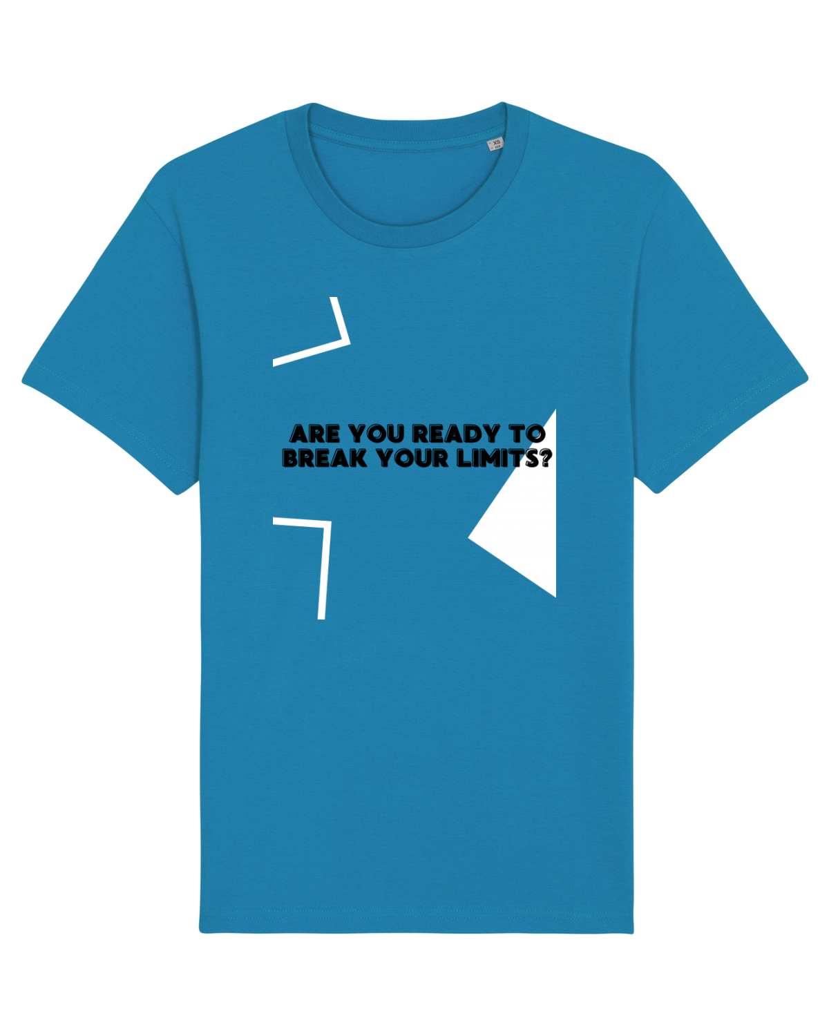 Tricou mânecă scurtă Unisex Rocker Azur