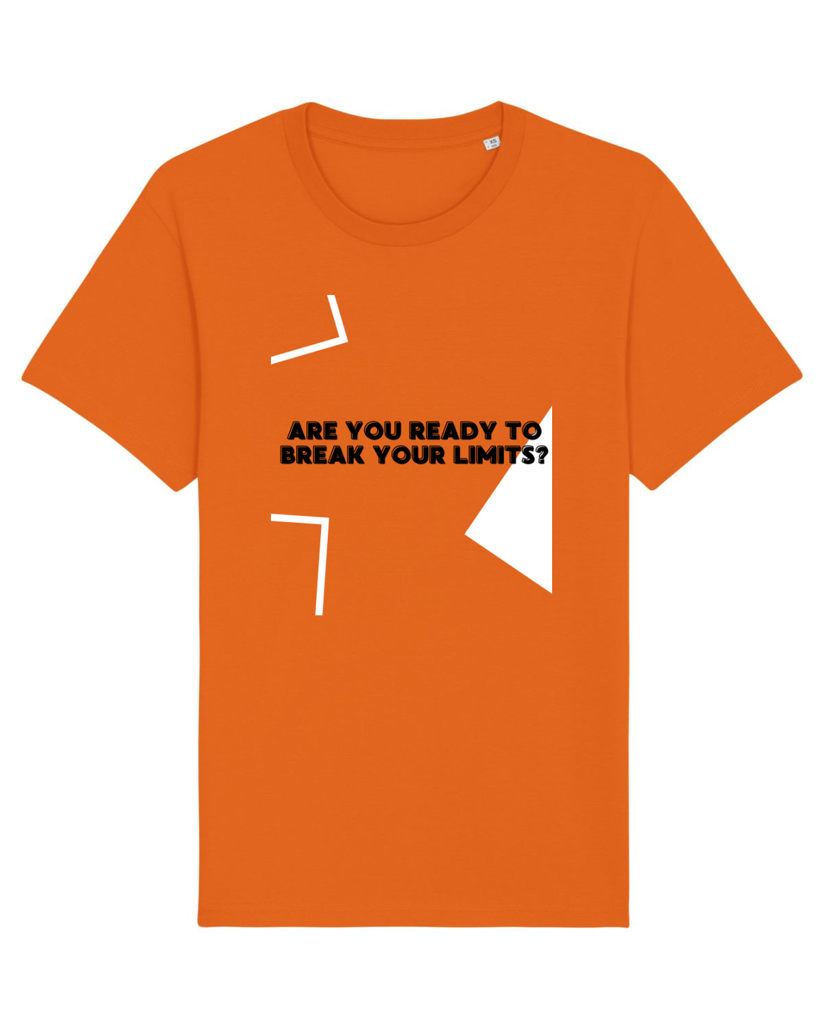 Tricou mânecă scurtă Unisex Rocker Bright Orange