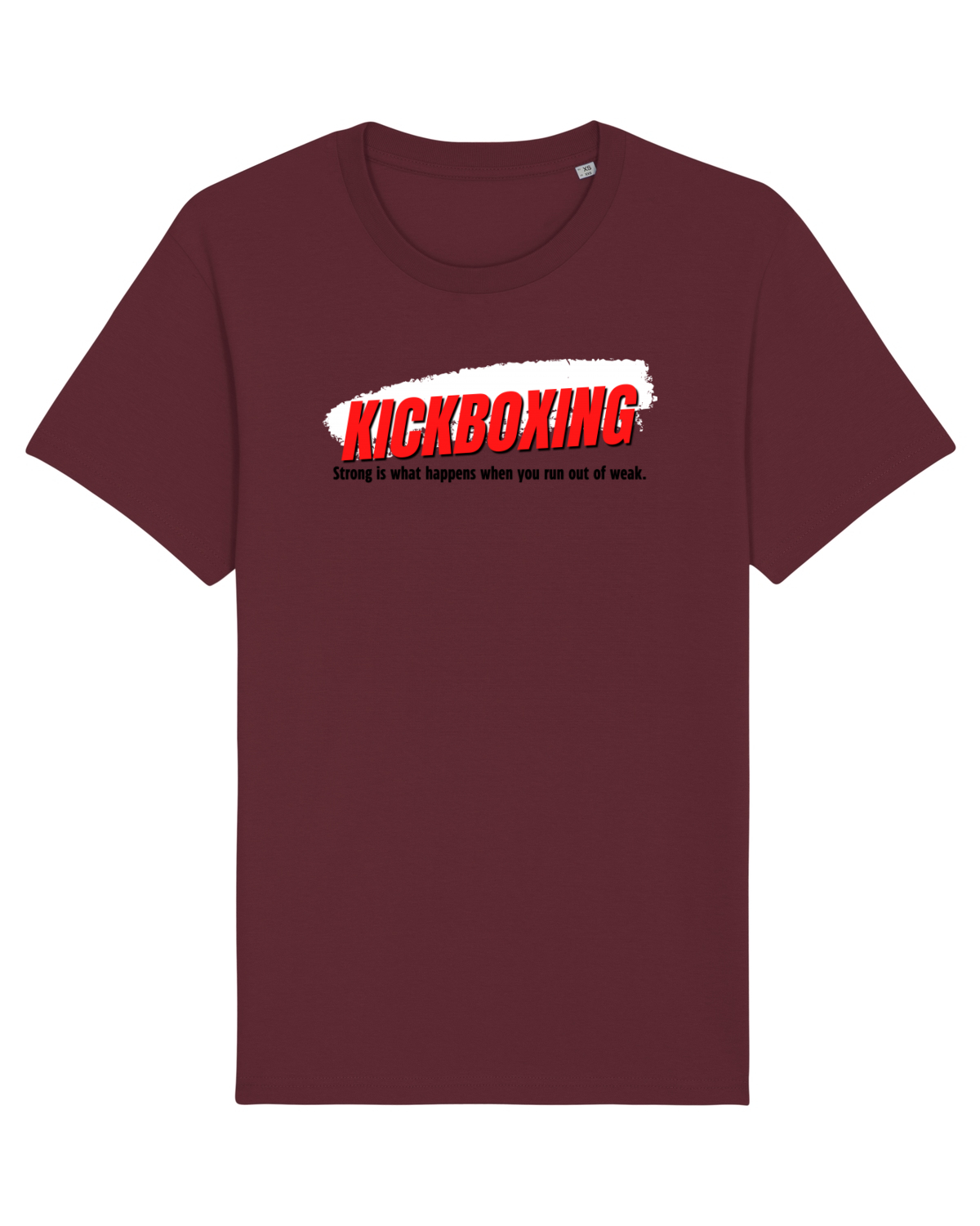 Tricou mânecă scurtă Unisex Rocker Burgundy