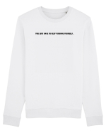 you just have to keep pushing yourself Bluză mânecă lungă Unisex Rise
