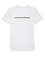 you just have to keep pushing yourself Tricou mânecă scurtă guler larg Bărbat Skater
