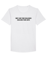 don t limit your challenges... Tricou mânecă scurtă guler larg Bărbat Skater