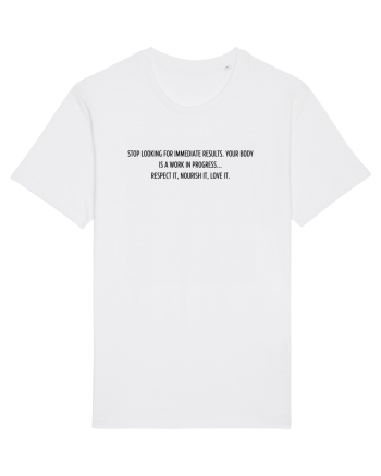 stop looking for immediate results... White