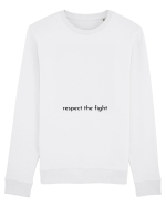 respect the fight Bluză mânecă lungă Unisex Rise