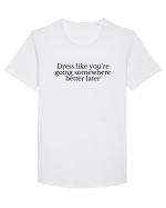 dress like you re going ... Tricou mânecă scurtă guler larg Bărbat Skater