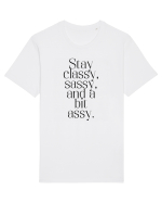 stay classy sassy and a bit assy Tricou mânecă scurtă Unisex Rocker