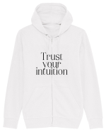 trust your intuition Hanorac cu fermoar Unisex Connector
