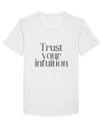 trust your intuition Tricou mânecă scurtă guler larg Bărbat Skater