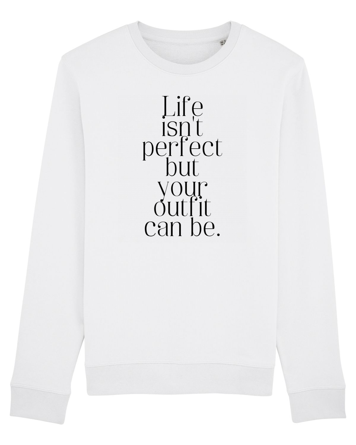 Bluză mânecă lungă Unisex Rise White