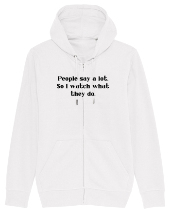 people say a lot... White