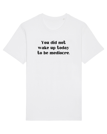 you did not wake up to... White