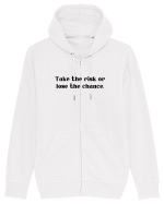 take the risk... Hanorac cu fermoar Unisex Connector