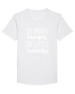 NO humanity Tricou mânecă scurtă guler larg Bărbat Skater