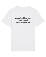 repeat after me... Tricou mânecă scurtă Unisex Rocker