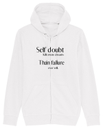 self doubt kills more dreams... Hanorac cu fermoar Unisex Connector