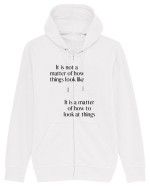 it is not a matter of how... Hanorac cu fermoar Unisex Connector