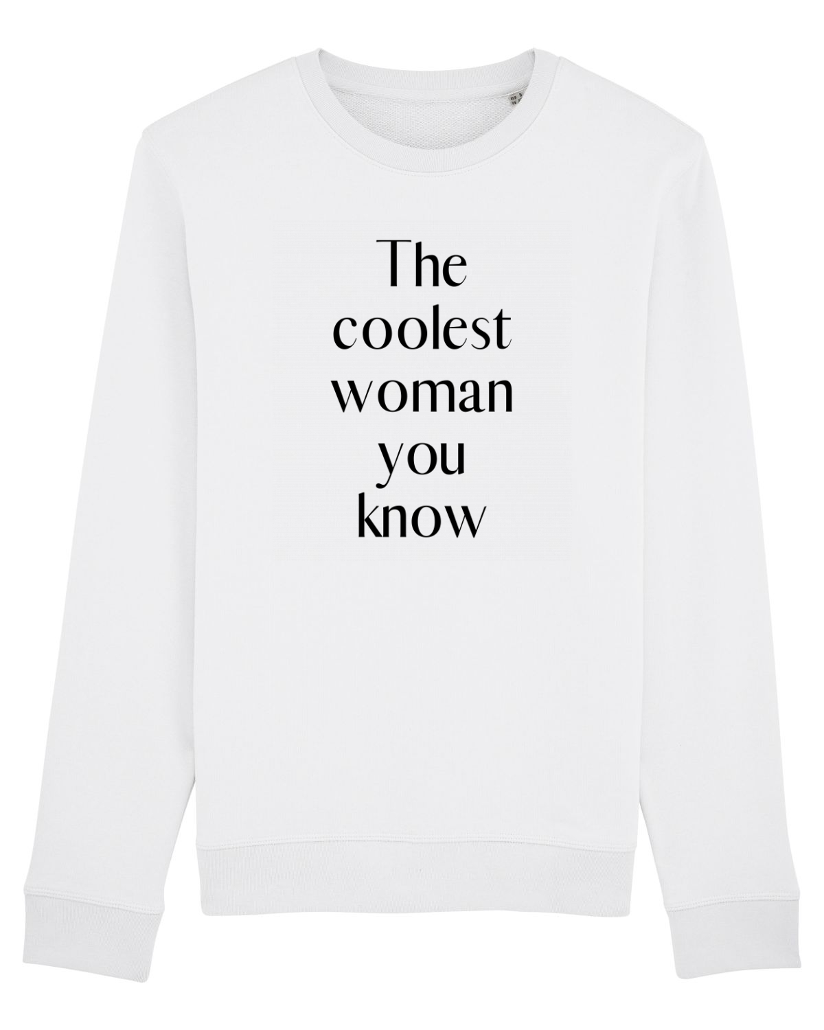 Bluză mânecă lungă Unisex Rise White
