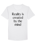 reality is created by the mind Tricou mânecă scurtă guler larg Bărbat Skater