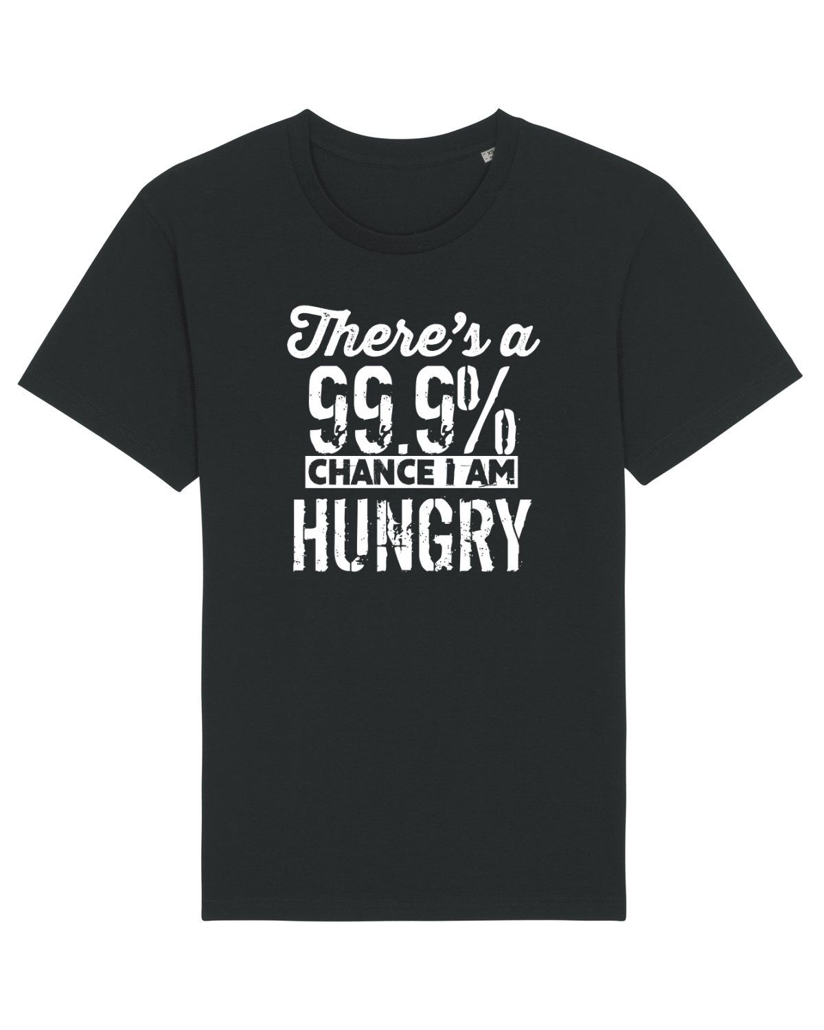 Tricou mânecă scurtă Unisex Rocker Black