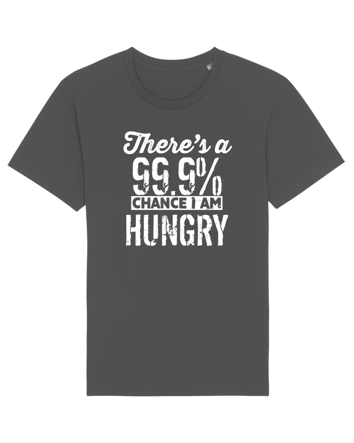 Tricou mânecă scurtă Unisex Rocker Anthracite