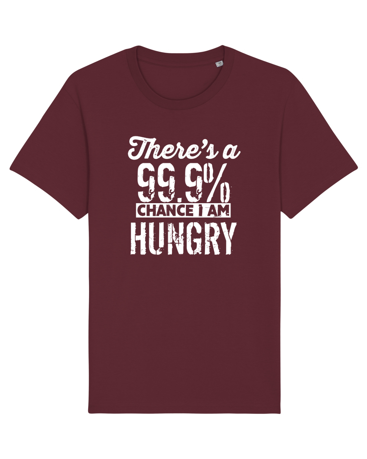Tricou mânecă scurtă Unisex Rocker Burgundy