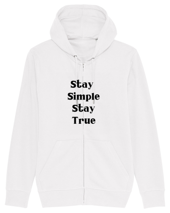 stay simple stay true White