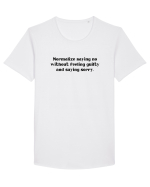 normalize saying no without feeling... Tricou mânecă scurtă guler larg Bărbat Skater
