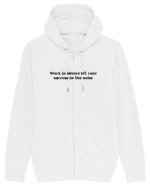 work in silence let your... Hanorac cu fermoar Unisex Connector