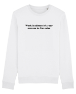 work in silence let your... Bluză mânecă lungă Unisex Rise