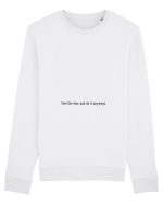 feel the fear and do it anyways Bluză mânecă lungă Unisex Rise