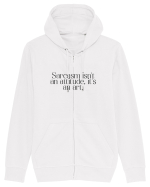 sarcasm isn t an attitude... Hanorac cu fermoar Unisex Connector