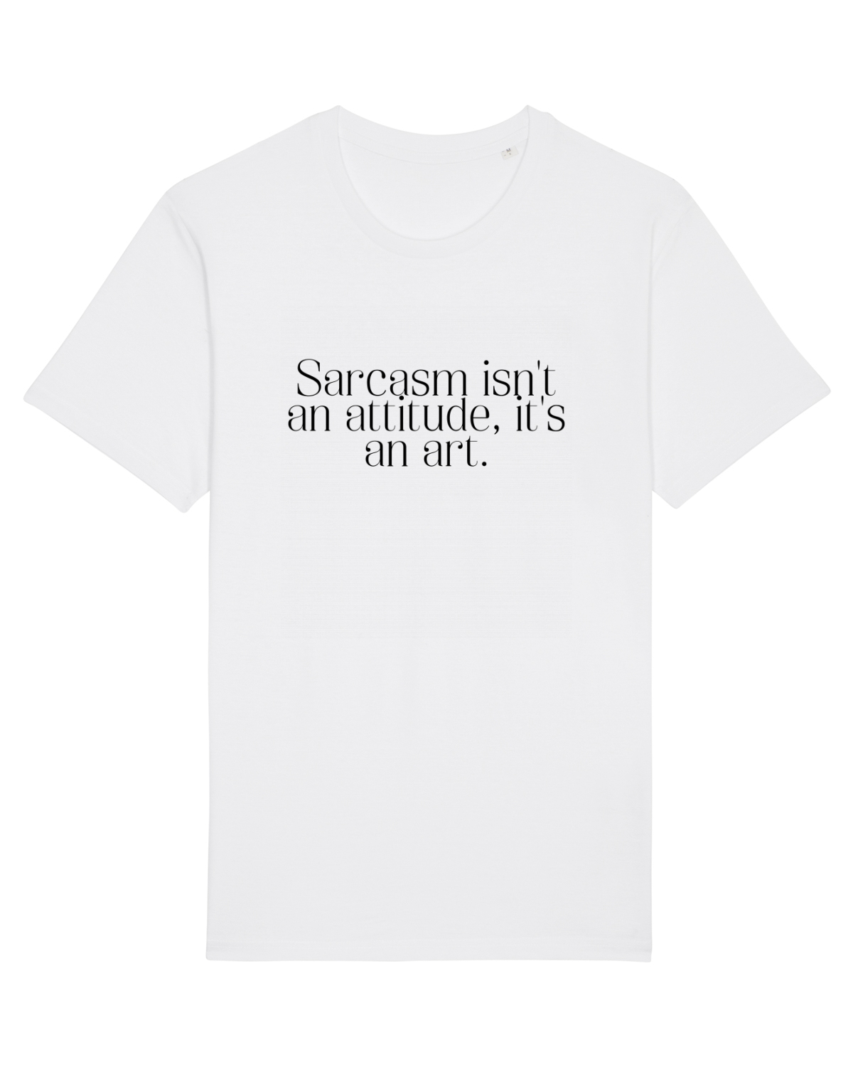 Tricou mânecă scurtă Unisex Rocker White