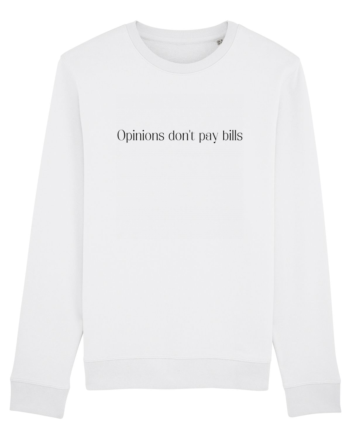 Bluză mânecă lungă Unisex Rise White