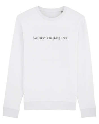 not super into giving a shit White