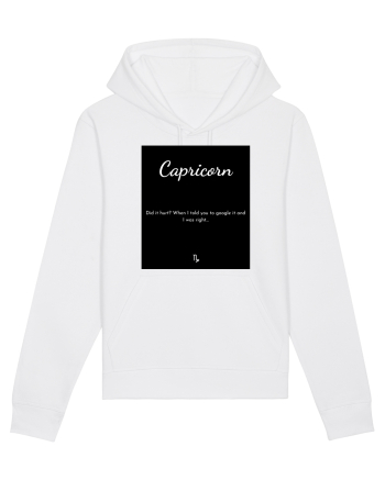 capricorn did it hurt... White