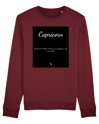capricorn did it hurt... Burgundy