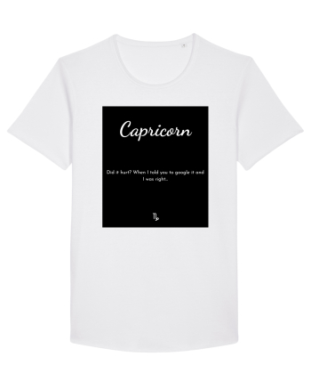 capricorn did it hurt... White